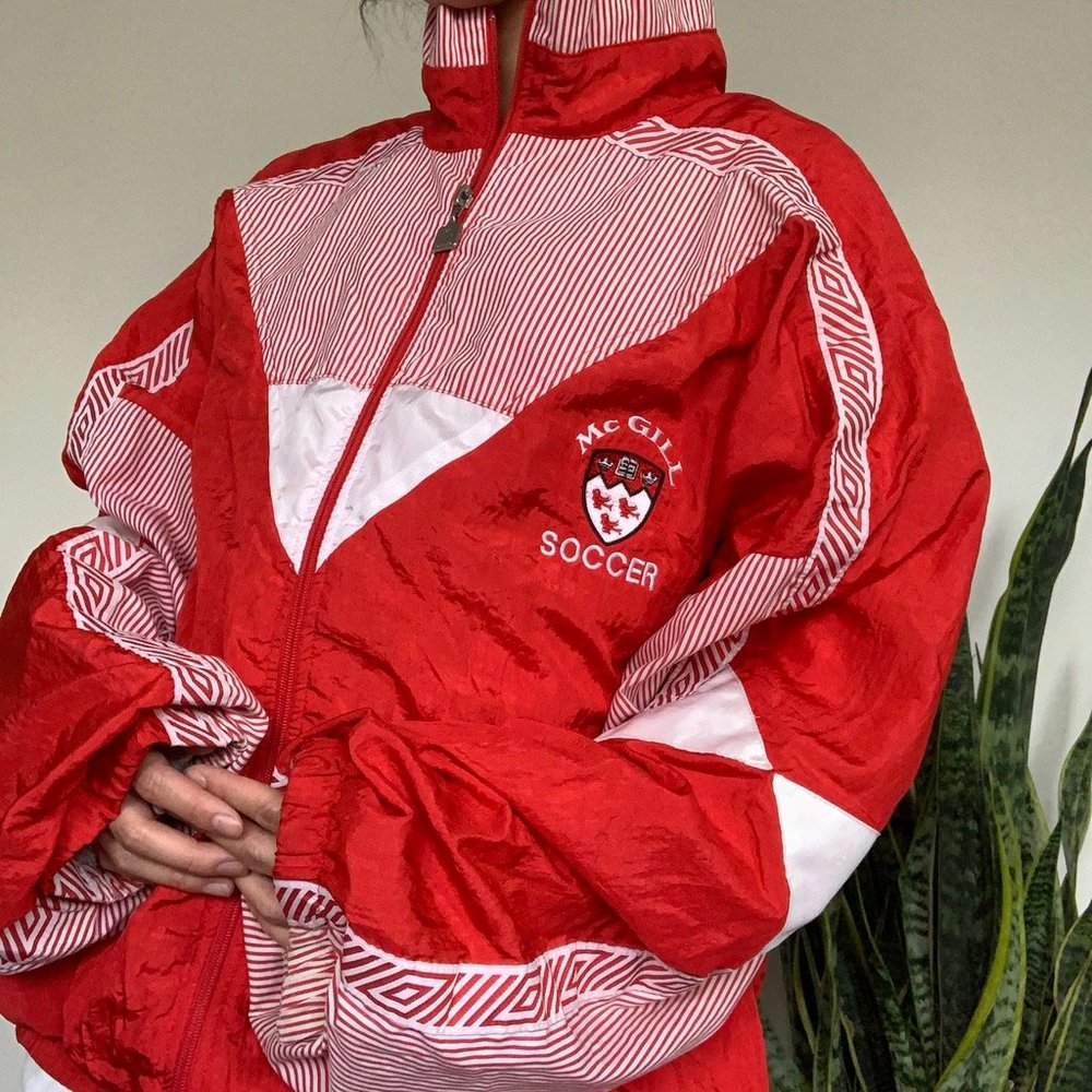 Vintage Embro Logo Tape Windbreaker